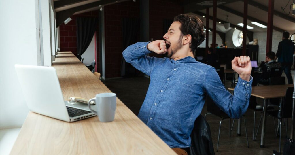 Yawning grounding exercise