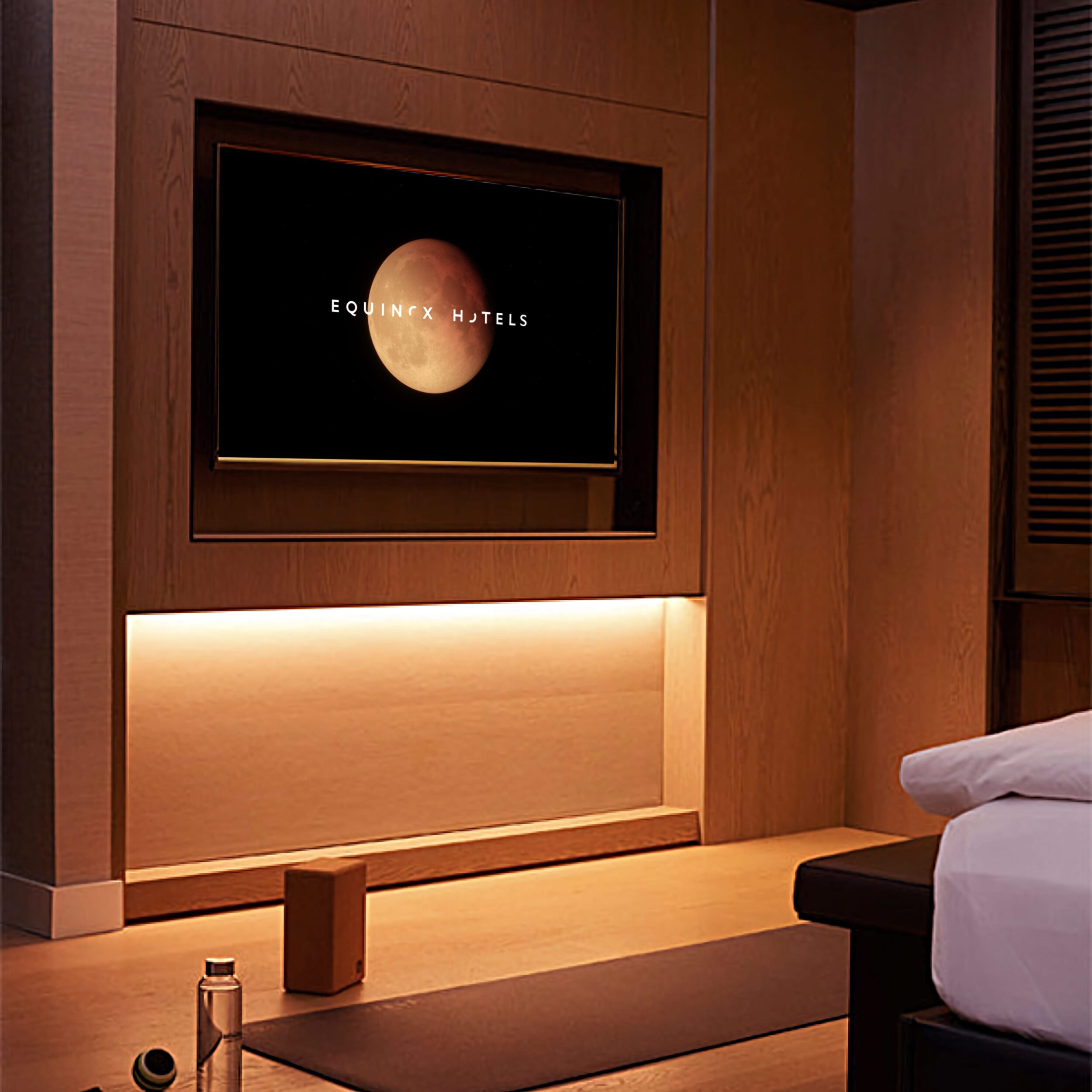 White Mirror Equinox Room with Ritual on TV Sleep
