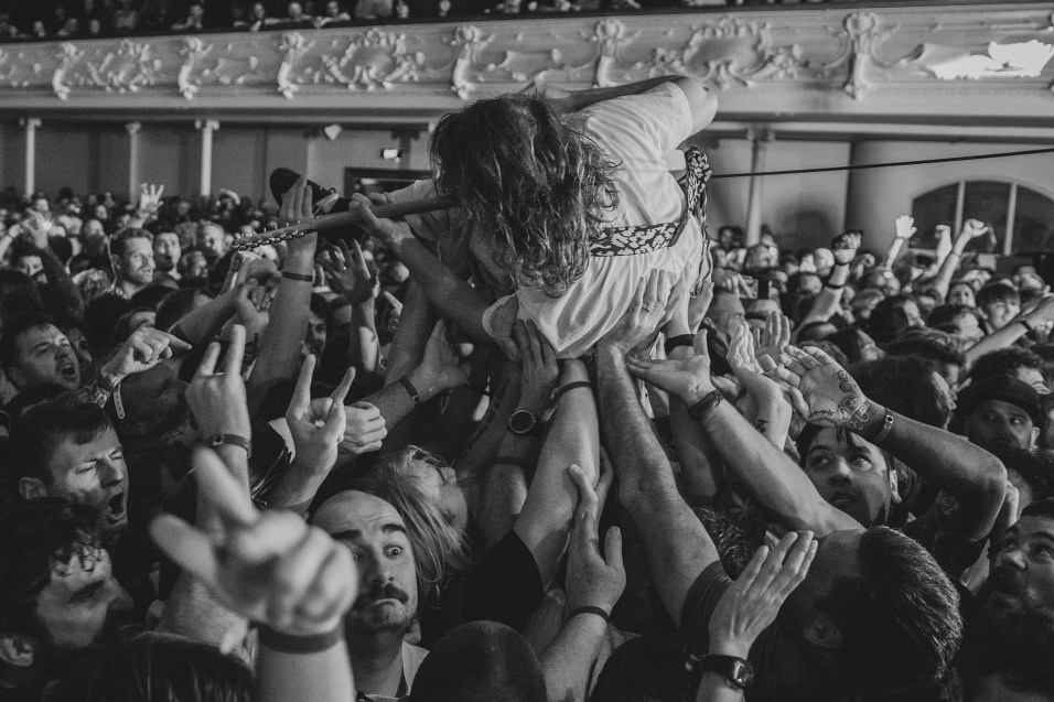 IDLES_20221029_177 IDLES performing live at the Auckland Town Hall, Auckland New Zealand, 2022. Photo by Doug Peters.