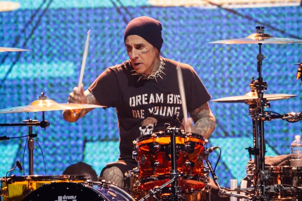 Blink182_20240302_0175-Enhanced-NR Blink-182 performing live at Spark Arena, Auckland New Zealand 2024. Photo by Doug Peters.