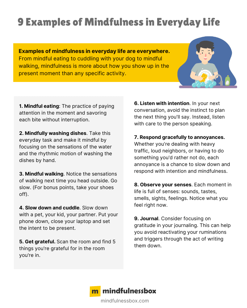 9 Examples of Mindfulness In Everyday Life 1