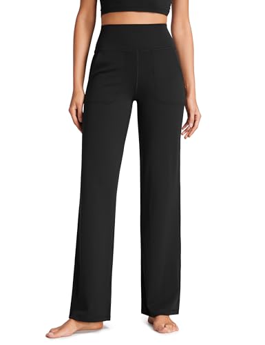 Best Petite Yoga Pants: Top 5 Brands for Shorter Frames best petite yoga pants 7 CRZ YOGA Womens Butterluxe High Waist Wide Leg Pants with Pockets 31' - Buttery Soft Comfy Casual...