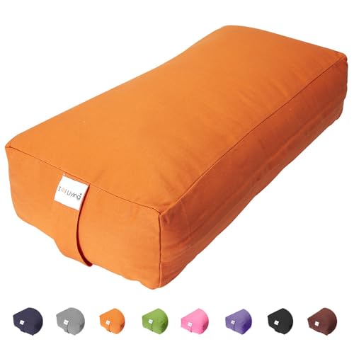 3 Best Yoga Bolsters for Joint Pain: Compared yoga bolsters for joint pain 3 Sol Living Yoga Bolster Pillow Rectangular Meditation Cushion Cotton Meditation Accessories for...