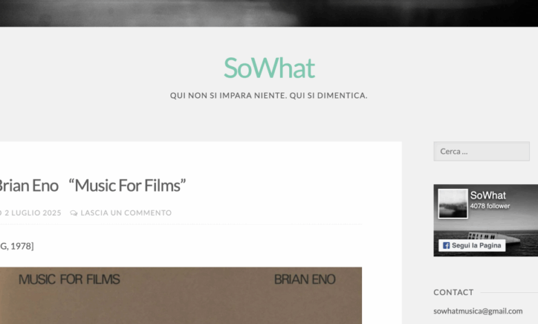 [Blog] SoWhat