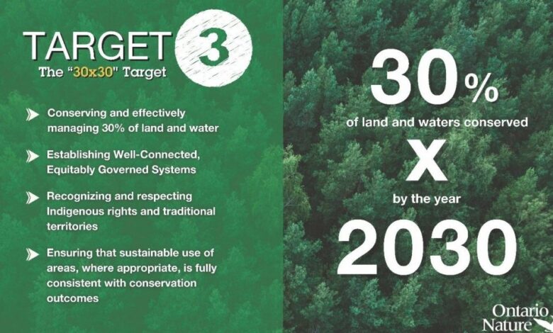 Local Contributions of Protected Areas Support National 30×30 Target Local Contributions of Protected Areas Support National 30×30 Target