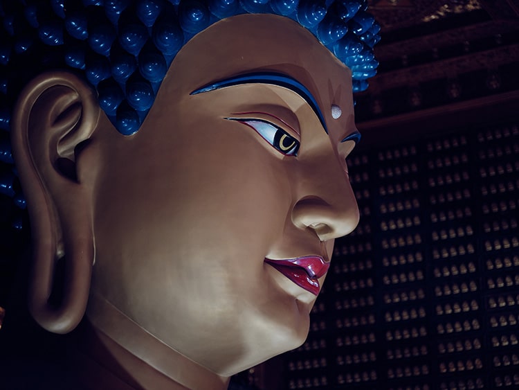 An image of a buddha, the enlightened one
