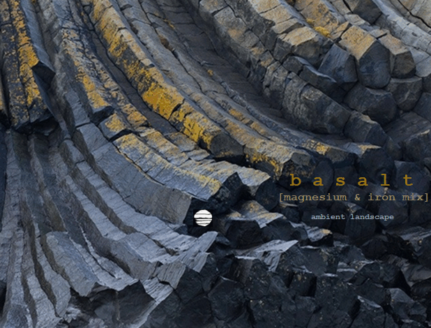 b a s a l t [magnesium + iron mix]