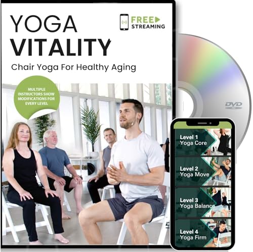 3 Best Yoga DVD Programs for Home Practice with Joint Pain Best Yoga DVD Programs 2 Yoga Vitality - Chair Yoga For Seniors, Older Adults, and Absolute Beginners | Made For Healthy...