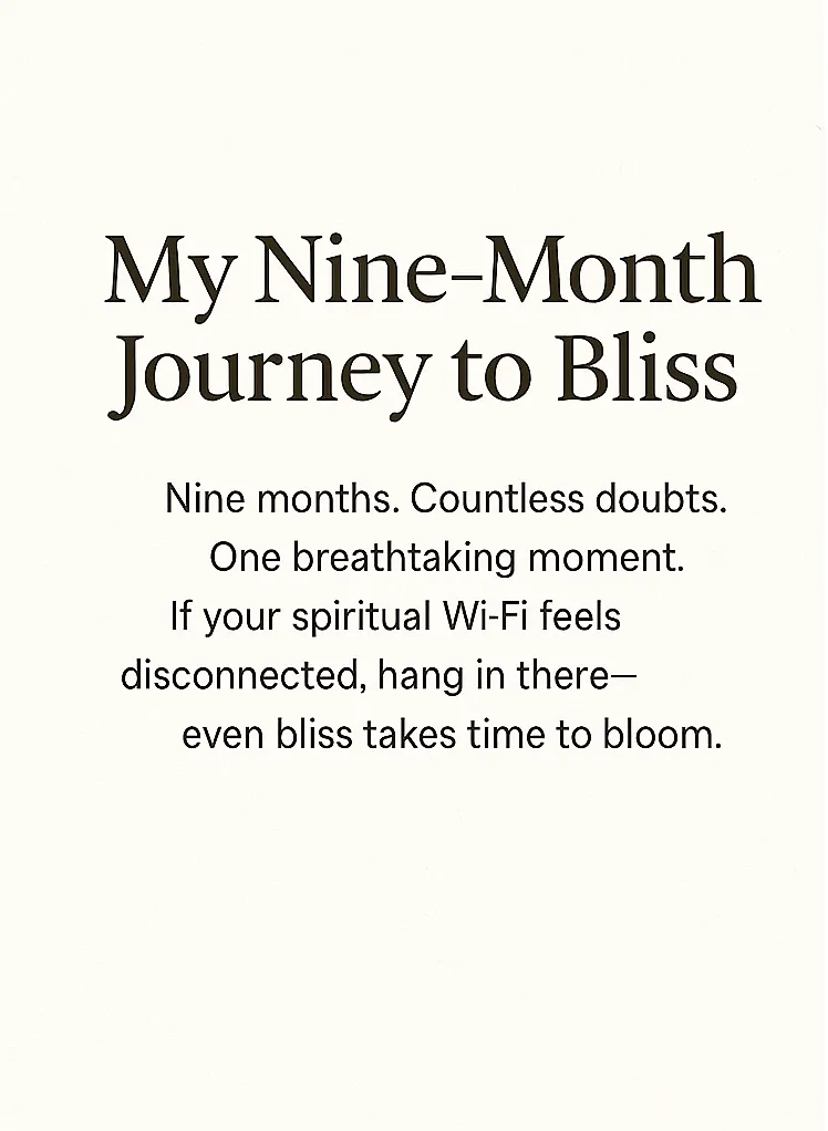 Journey of spiritual meditation