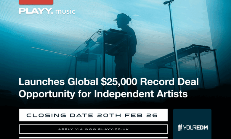 Sign up to PLAYY. Music and you could WIN a  000 record deal – Chill Music