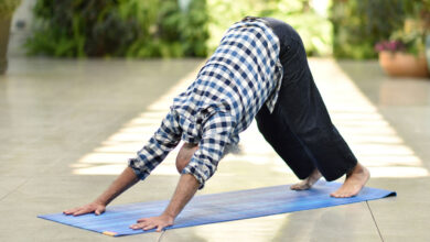 Yoga Warmup: 3 Basic Fuzz-Busting Poses