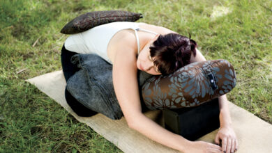 Balasana: Bolster Your Child’s Pose