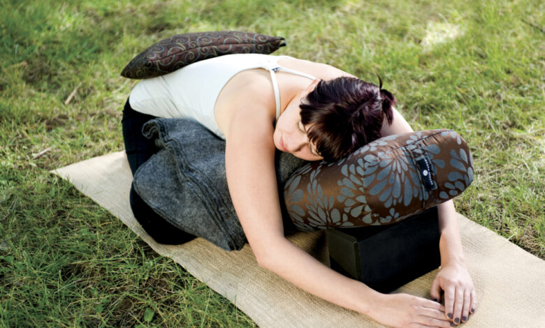 Balasana: Bolster Your Child’s Pose