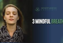 Three mindful breaths